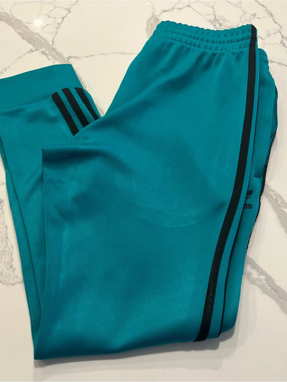 MENS ADIDAS Teal Track Pants - Size M